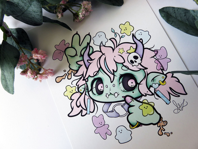 Monster Girl With Gummy Friends