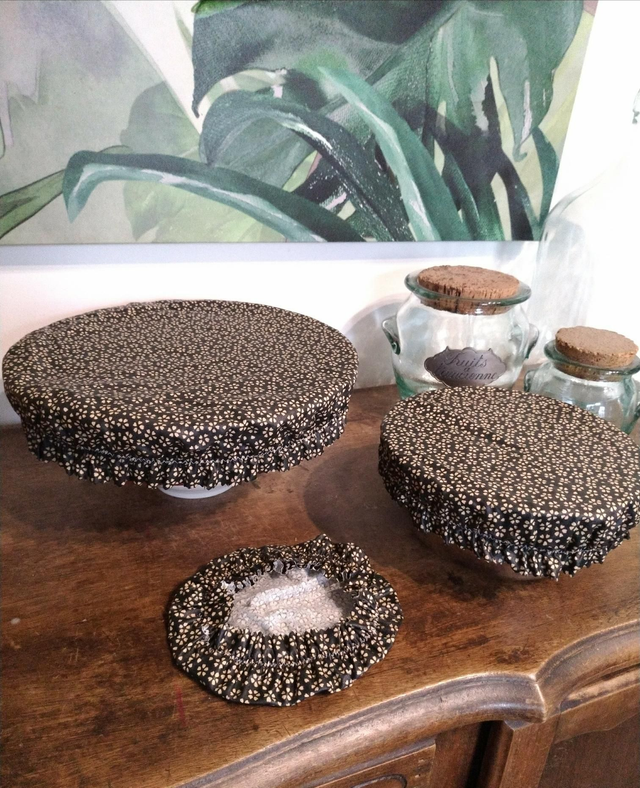 Lot de 3 couvres-plats enduit 