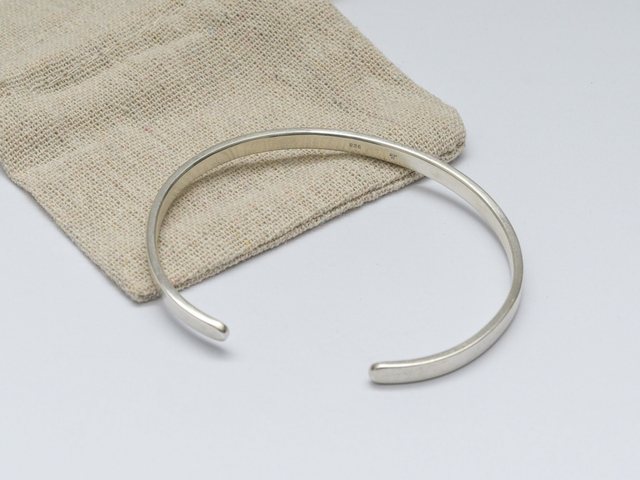 Armreif Schlicht 5mm aus 935 Silber