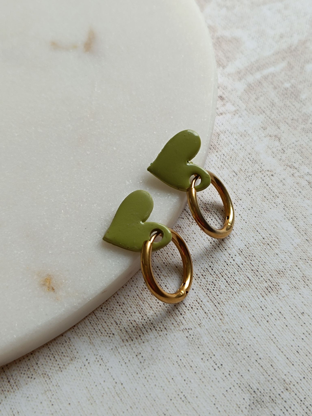 Boucles d'oreilles interchangeables Lexie (créoles + breloques)