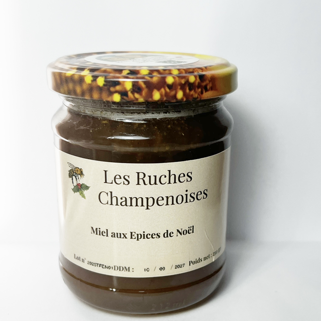 Miel infusé épices de Noël 250gr