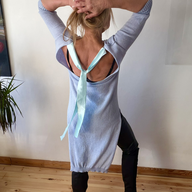 Dress with Bell silk