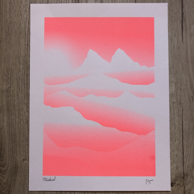 Les aiguilles d’Arves #2 - 30x40cm