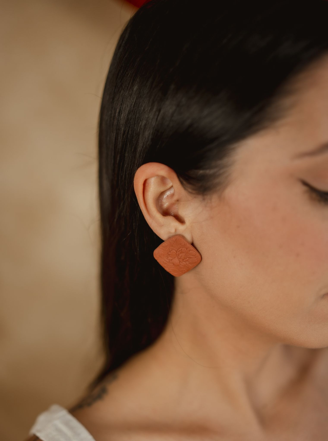 Polymer Clay Earrings ~ Paola