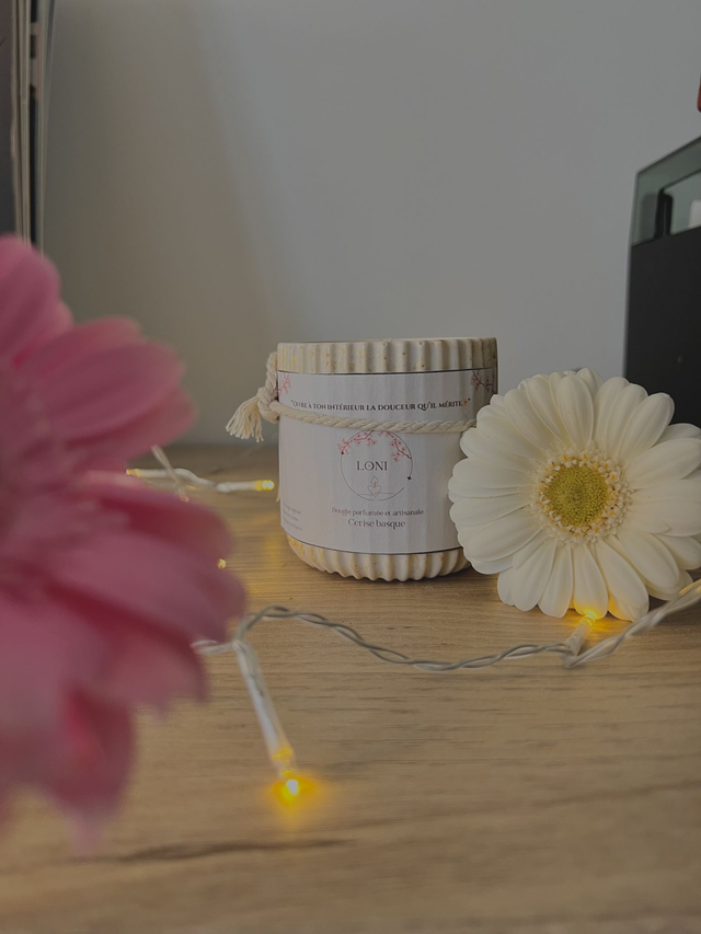 🍒 BOUGIE PARFUMÉE LONI - CERISE BASQUE