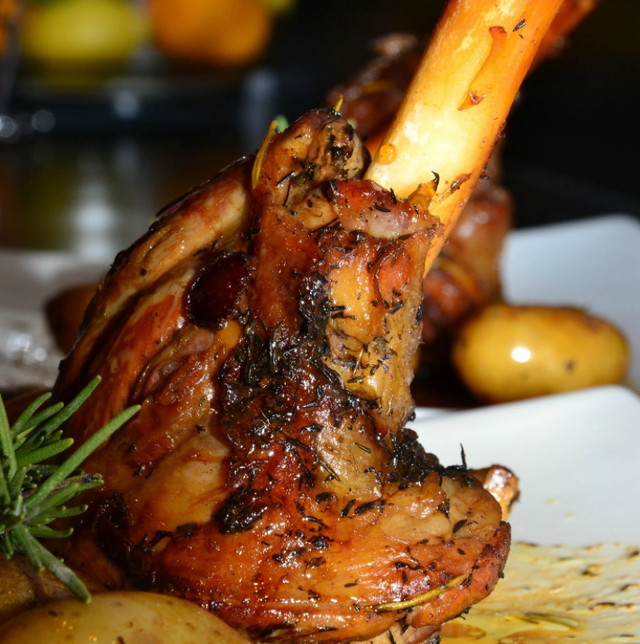 Souris d'agneau fumée