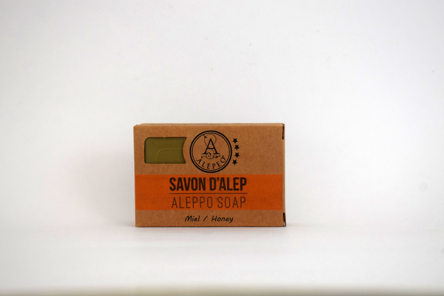 Savon d'Alep parfumé Miel 100g 