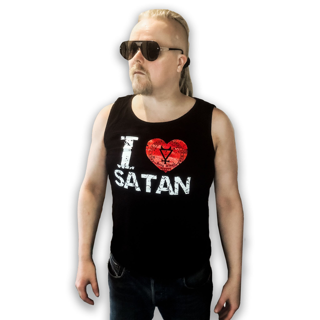 I ❤️ Satan Unisex Tank Top