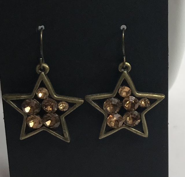 Brown Vintage Earrings- BVDE32