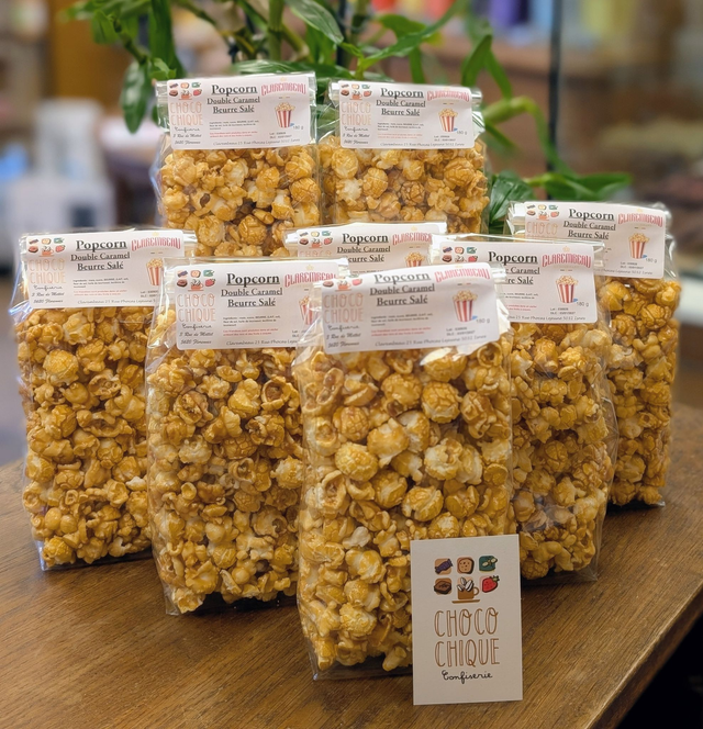 Popcorns Double Caramel Beurre Salé 180 g de chez Clarembeau