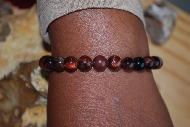 Bracelet grenat almandin avec fermoir 