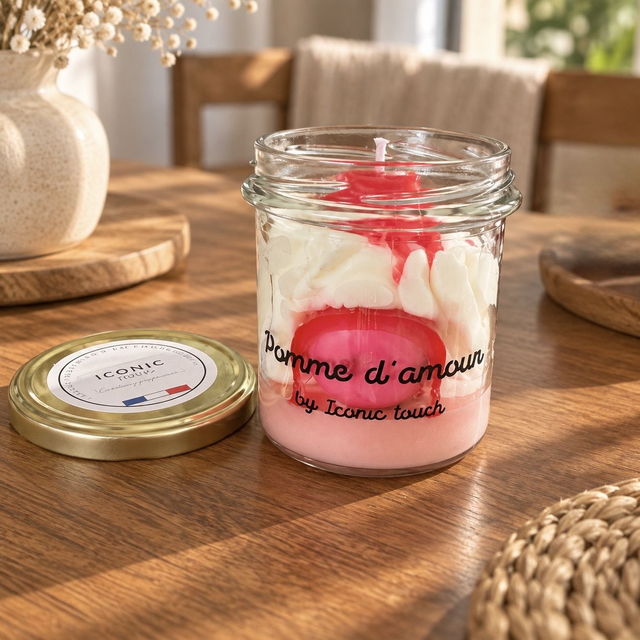 Bougie Pomme d'amour