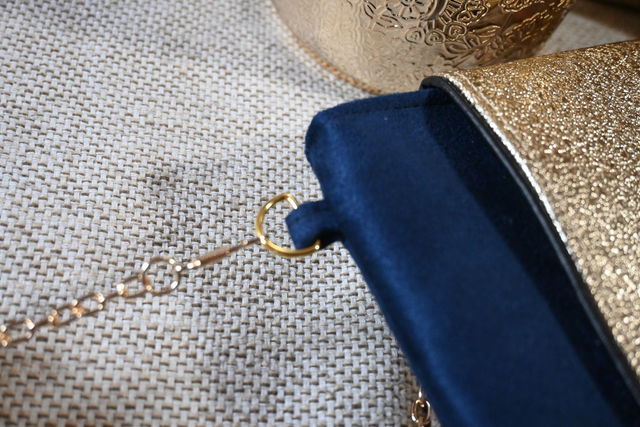 ✨MELITA ✨ Duo sac pochette suédine Bleue – Élégance et Charme ✨