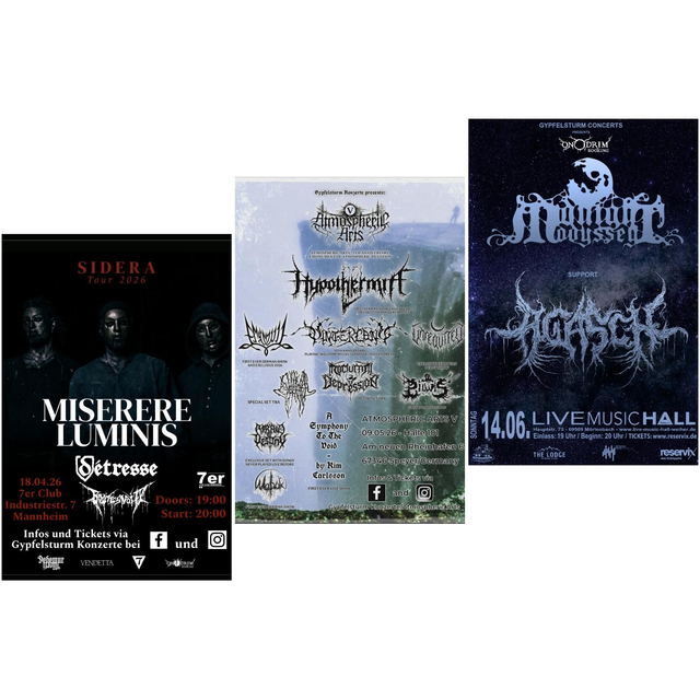 Atmospheric Arts V + Miserere Luminis/Détresse/Boötes Void + Midnight Odyssey/Agasch