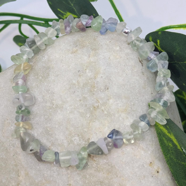 Bracelet &quot;Fluorite&quot; baroque BR-224