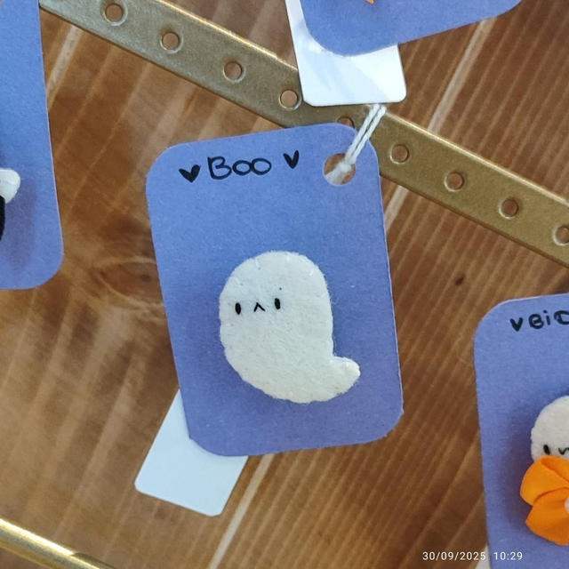Broche fantôme &quot;Boo&quot;