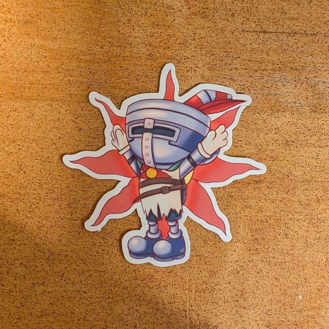 Knight Solaire x Cuphead Sticker