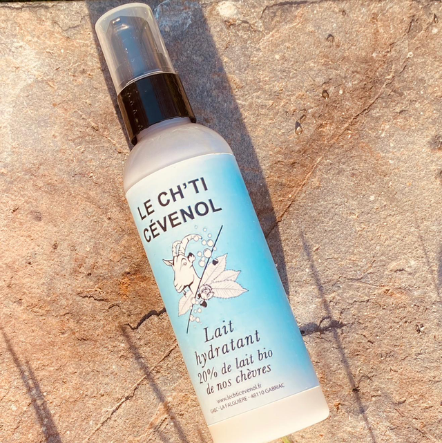 Lait hydratant au lait de chèvre