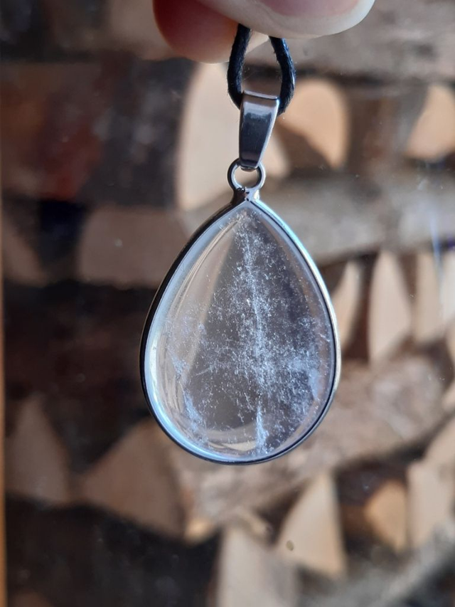 Collier Quartz Goutte