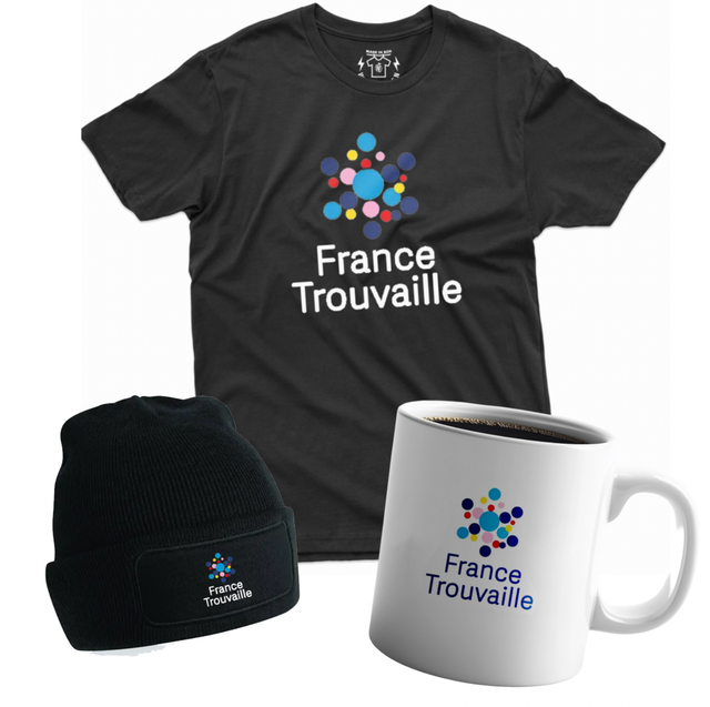 "FRANCE TROUVAILLE" Tshirt, Sweat, Bonnet, Totebag, Mug