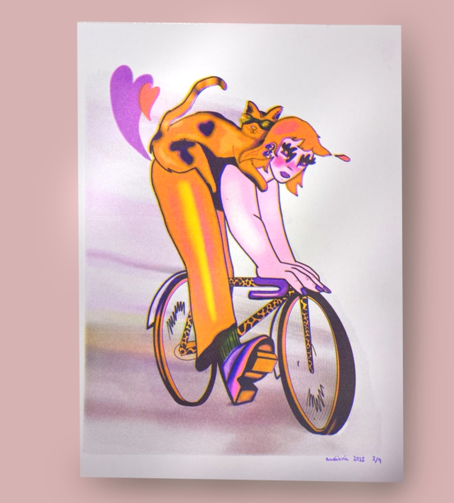 Vélo 🚲 (Print Riso)