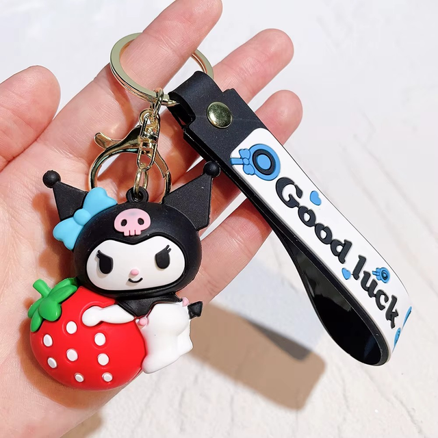 0548- Sanrio - Kuromi met aardbei