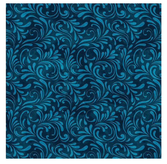 10 cm Patchworkstoff „Calypso Swirl“