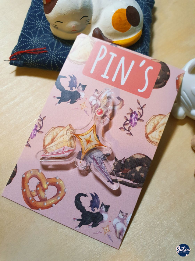 Pin's logo kawaii