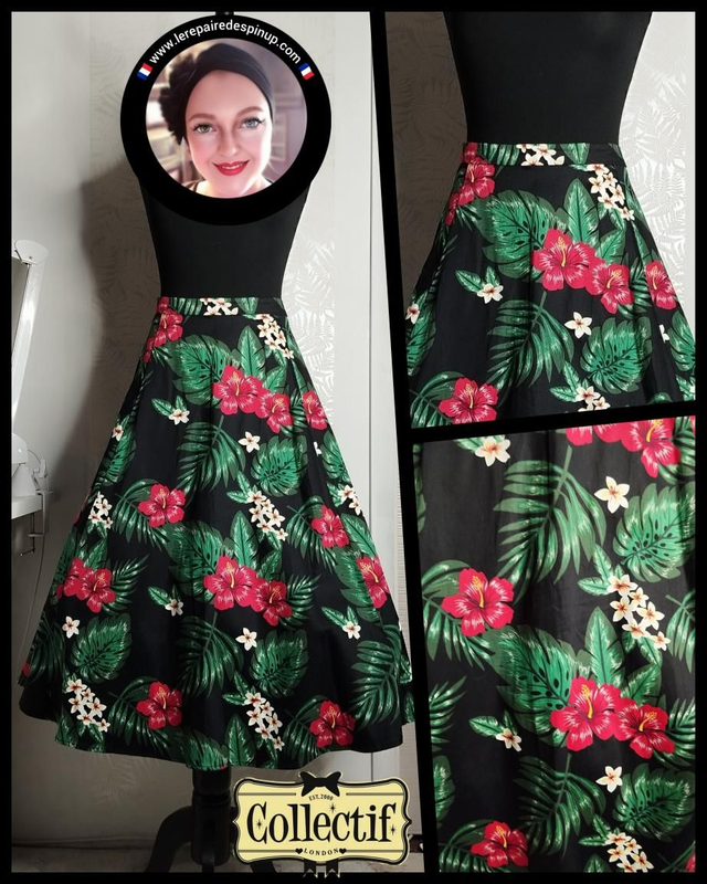 Jupe Collectif Tropical T48/50