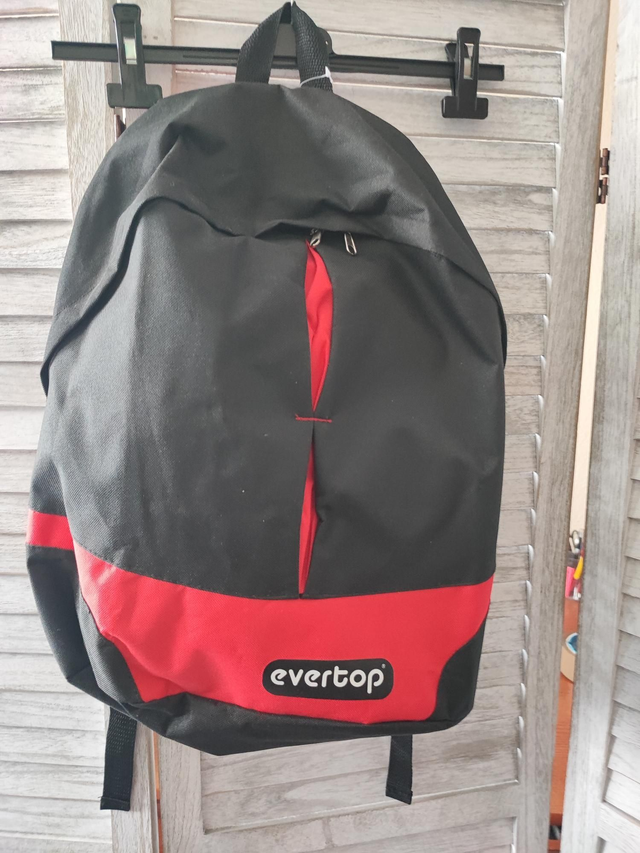 Τσάντα backpack κόκκινο - μαύρο 