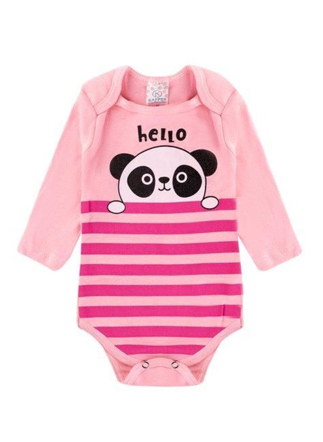 Body Manga Longa Pandinha 