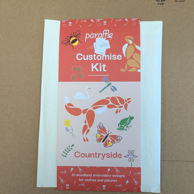 Paraffle Countryside Customise Embroidery Kit
