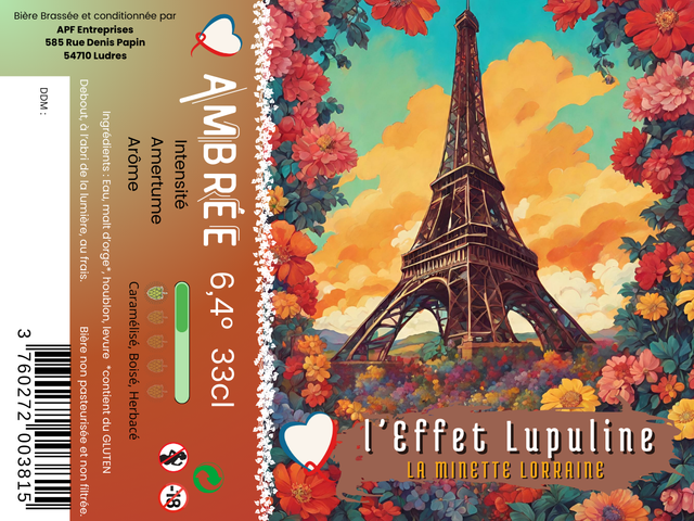 Ambrée - La Minette Lorraine - 33cl