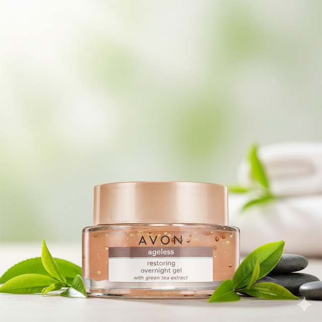 Crème gel de soin anti-âge nuit Nutra effects Ageless (Avon)