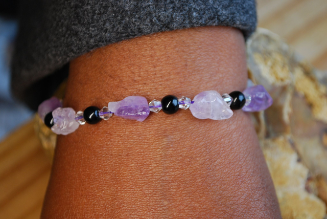Bracelet en améthyste