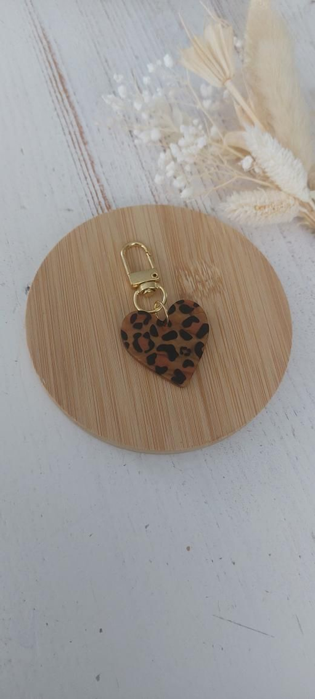 Gris-gris coeur léopard 