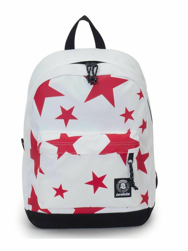 Zaino INVICTA - CARLSON STARS - fantasia stelle - tasca porta pc 27 lt.