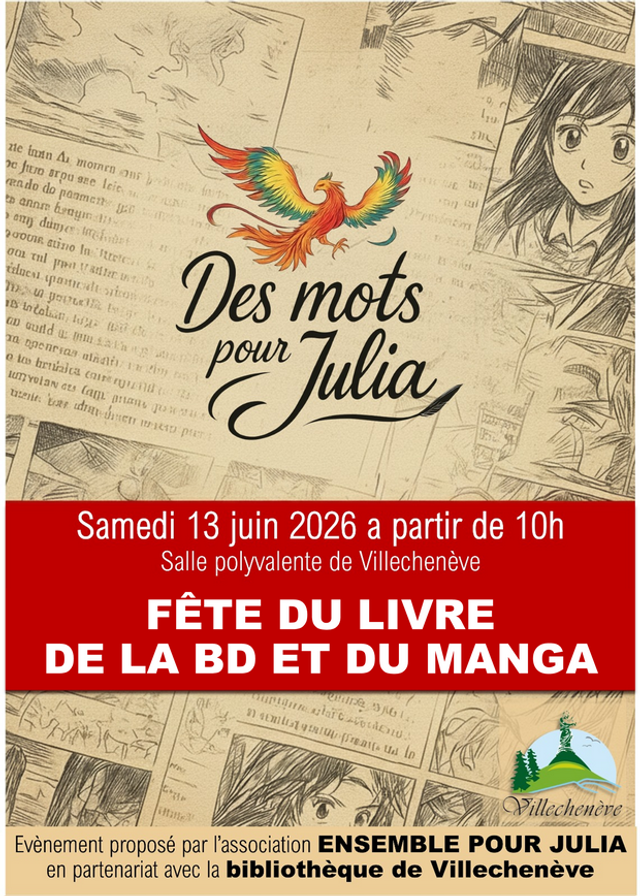 Réservation de stand - Des Mots Pour Julia 2026