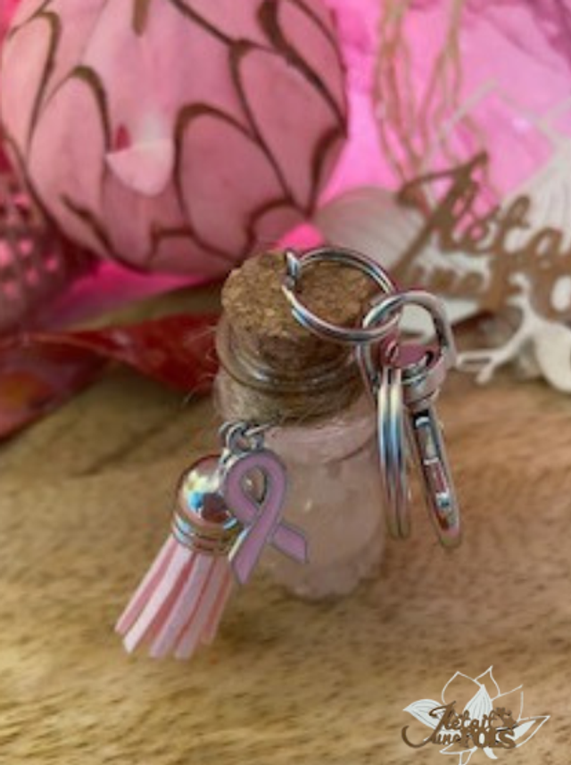 Porte-clés fiole &quot;Talisman de Tendresse&quot;