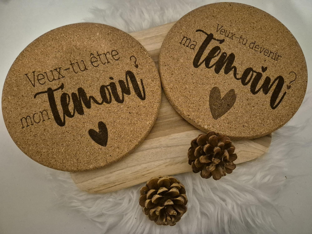 Dessous de plat en liège 18cm