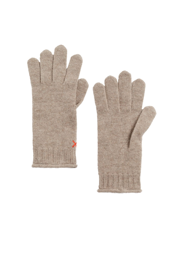 Oatmeal Wool/Cashmere Gloves