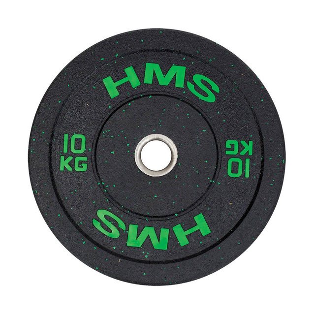 HMS Olympische Halterschijf HTBR GREEN BUMPER 2 x 10 KG