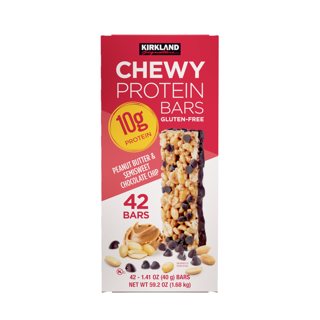 42 Barras De Proteína Sabor Maní Y Chocolate, Kirkland