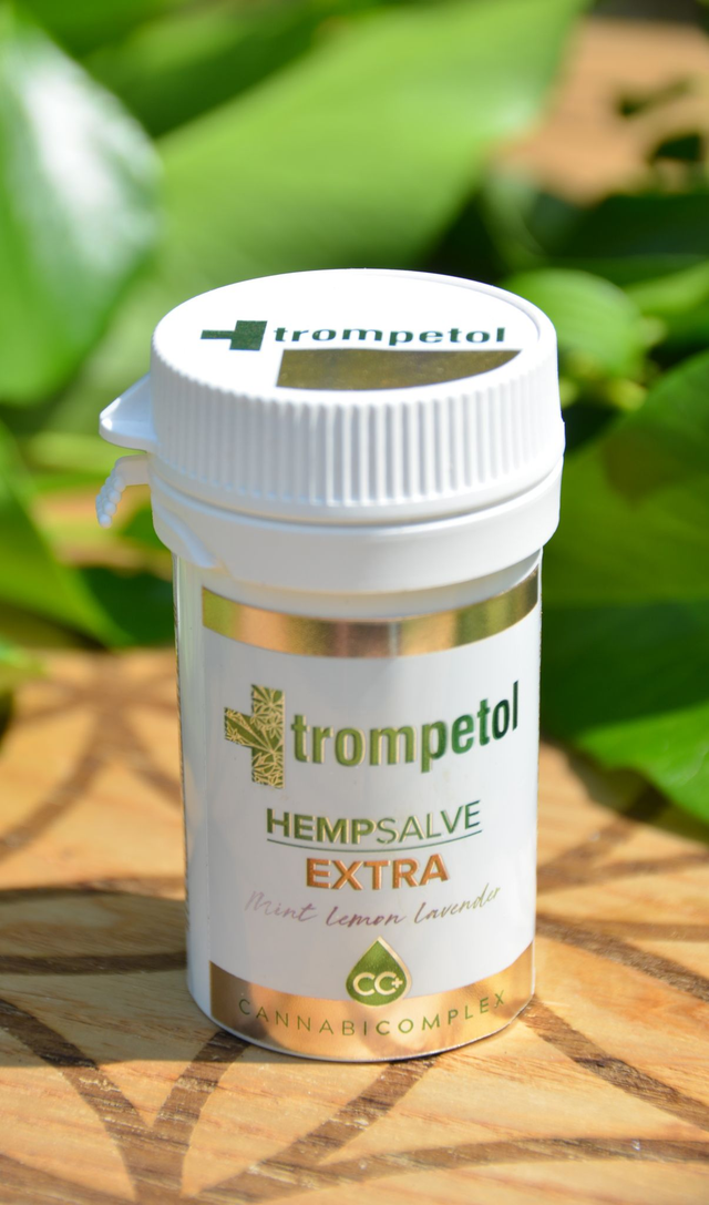Trompetol HEMPsalve EXTRA &amp; Menthe, citron, lavande