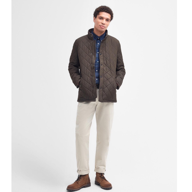 Barbour Powell Quilted Jacket Olive