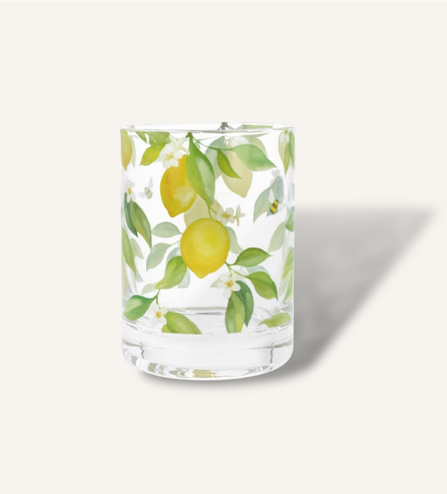Glass Lemon Tumbler