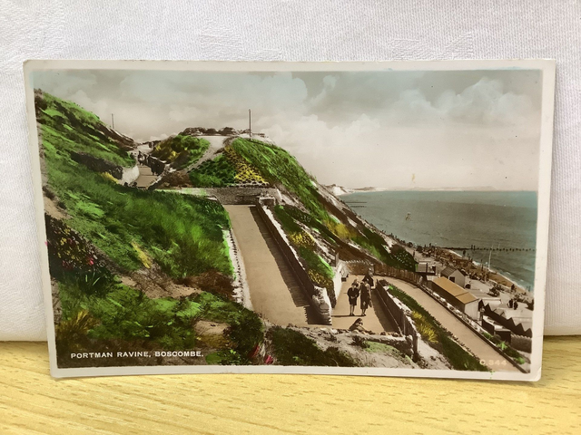 Boscombe, Portman Ravine, Dorset, vintage Excel Series Postcard. Our Ref No. R815 £2.25