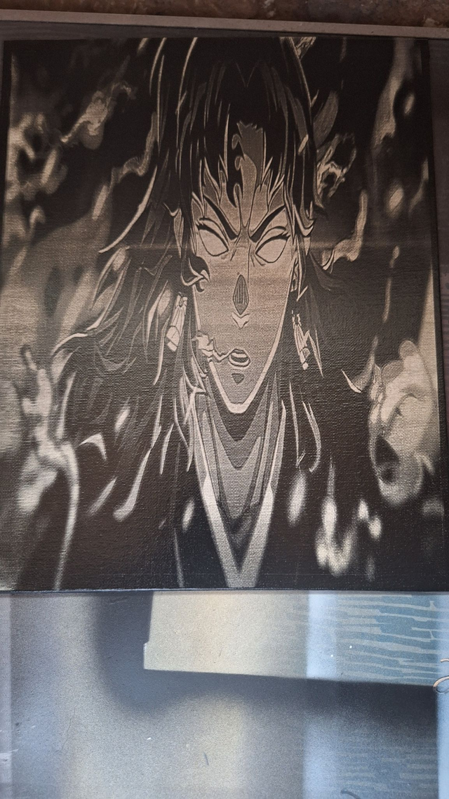 Tableau Yoriichi Tsugikuni | Souffle du Soleil Demon Slayer | Art Manga Anime sur Toile | Décoration Otaku