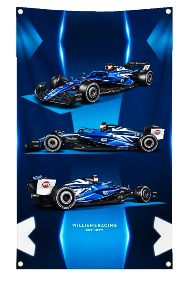 Grote vlaggen Williams Renault (150x90cm)
