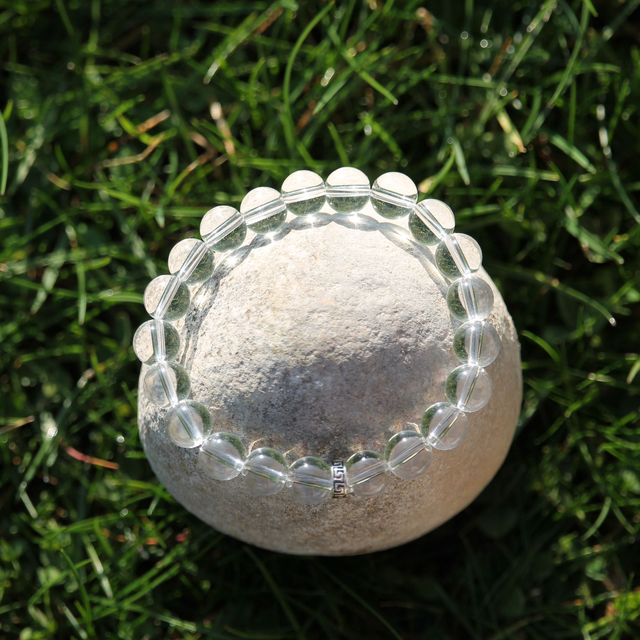 Bracelet cristal de roche (quartz)